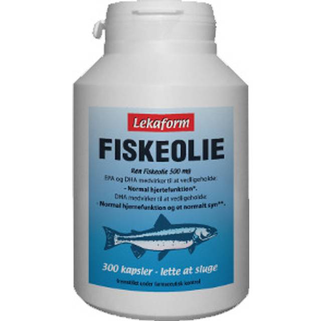 Lekaform Fiskolja - 300 kapslar
