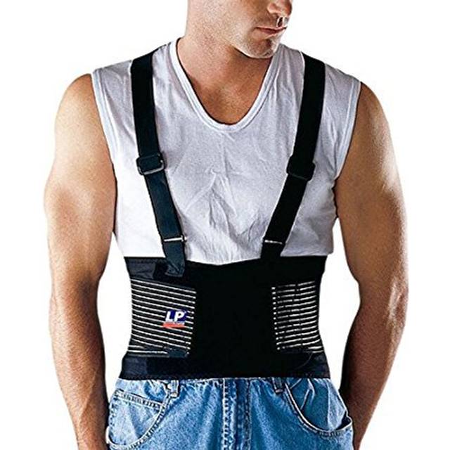 LP Support Industrial Back Support - Black