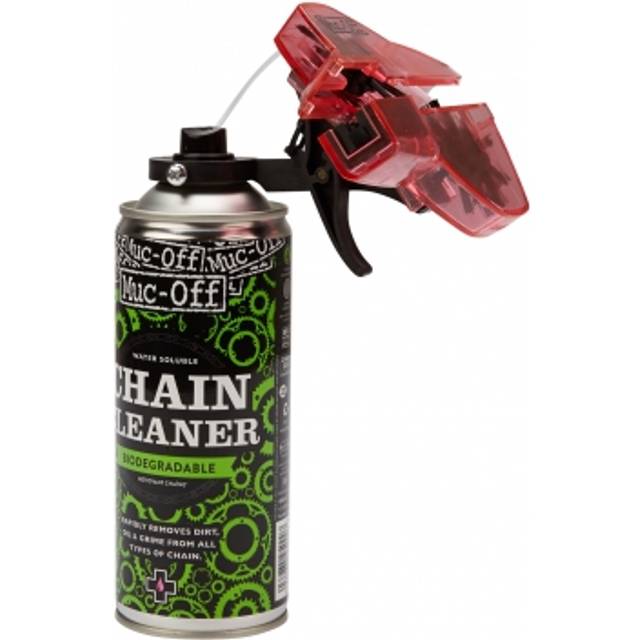 Muc-Off Bike Chain Cleaner Kit - Bio Chain Cleaner 400ml and Chain Doc - Black