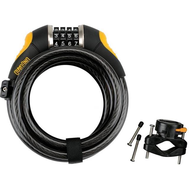 OnGuard Security - Doberman Combo Cable Lock 15mm Black/Yellow 185cm S