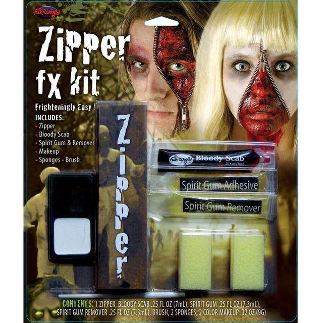 Zipper Face FX Make Up Kit | Halloween