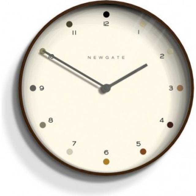 Newgate Clocks Mr Clarke Analogue Wall Clock, 40.5cm, Brown