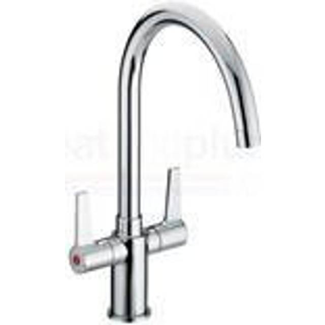 Double Handle Instant Hot and Cold Dispenser - Chrome (22cm)