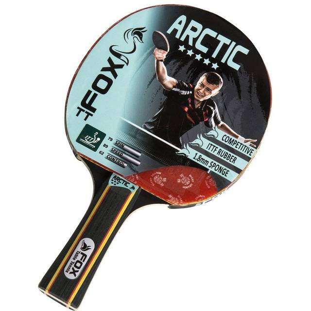 Fox TT Arctic 5-stjärnig fladdermus bordtennis fladdermus – röd, en storlek