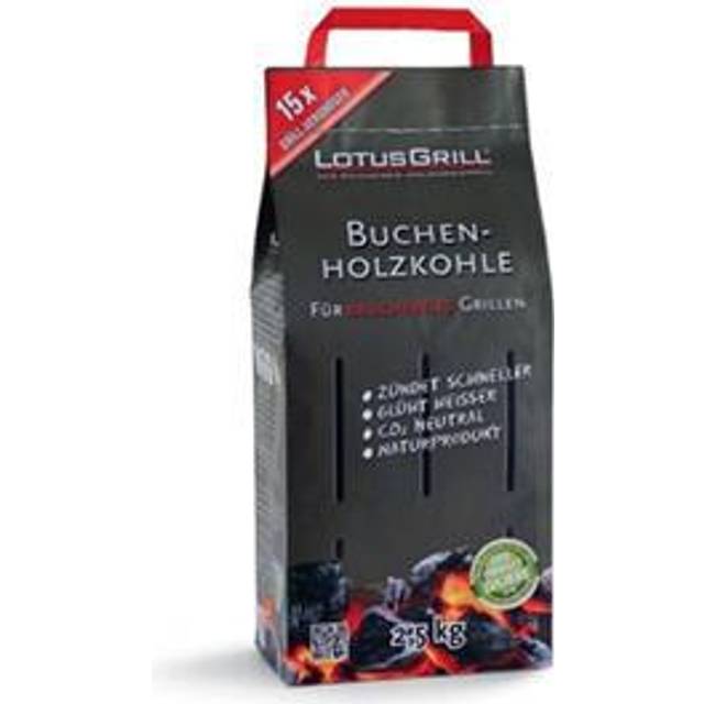 LotusGrill Beech Charcoal 2.5kg Large