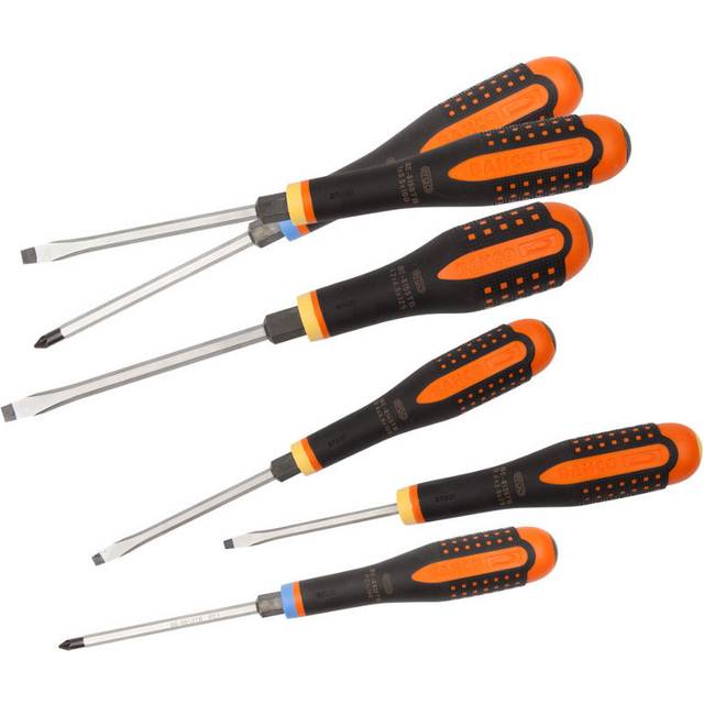 Bahco BE-9882TB ERGO Through Blade Screwdriver Set 6 Piece