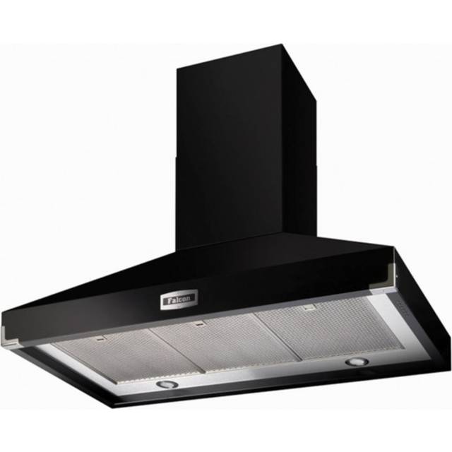 Falcon FHDSE1092BL/C Super Extract 1092 mm Wide Chimney Hood Black Chrome