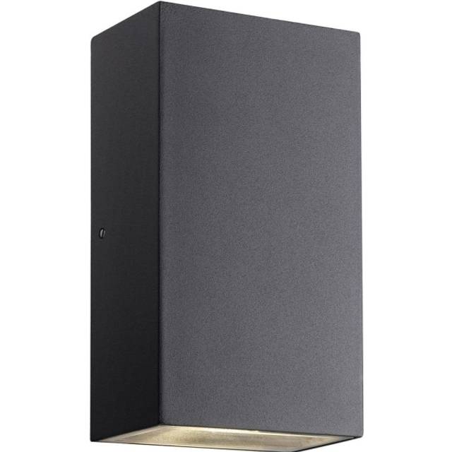 Nordlux Rold Kubi IP54 LED Up and Down Wall Light in Black