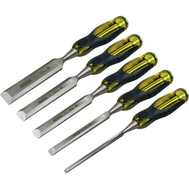 Stanley - Thru Tang FatMax Cased Chisel Set 5 Piece Bevel Edge 2-16-269 Strike Cap