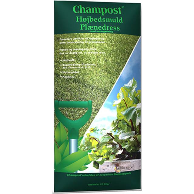 Champost Højbedsmuld/Plænedress Plantejord