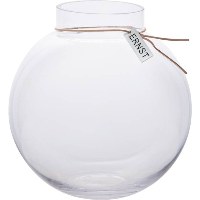 ERNST Ernst glasvas H22 cm Ø 21 cm klar - Transparent
