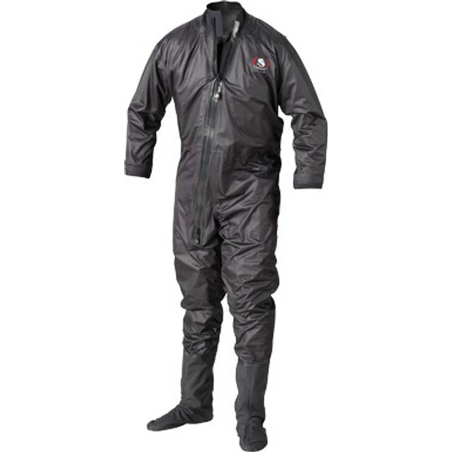 Ursuit MPS Torrdräkt | Tunn torrdräkt för paddling & fiske i GORE-TEX, Large - Svart (Large)