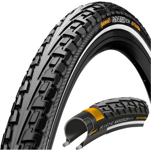 Continental Ride Tour, Pneumatico Unisex Adulto, Nero, 28 x 1 3/8 x 1 5/8