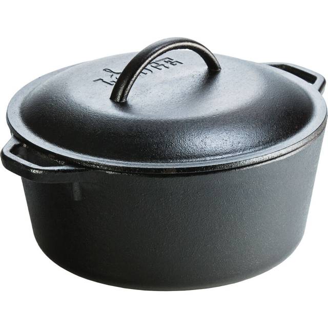 Lodge Mfg L8DOL3 10.25 in. Dutch Oven With Cover, 5 Quart