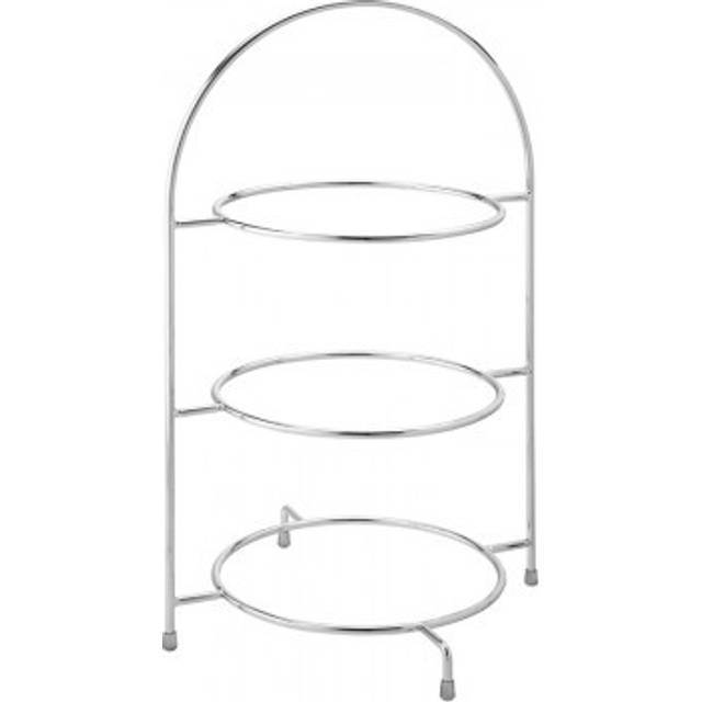 Utopia Chrome 3 Tier Cake Plate Stand 16.5inch / 42cm