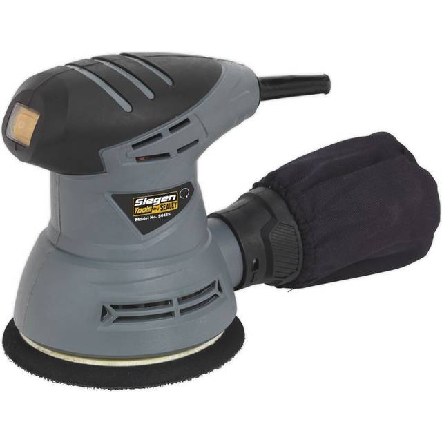 Sealey palm sander 240w 125mm electric dual action detail orbital 230v s0125