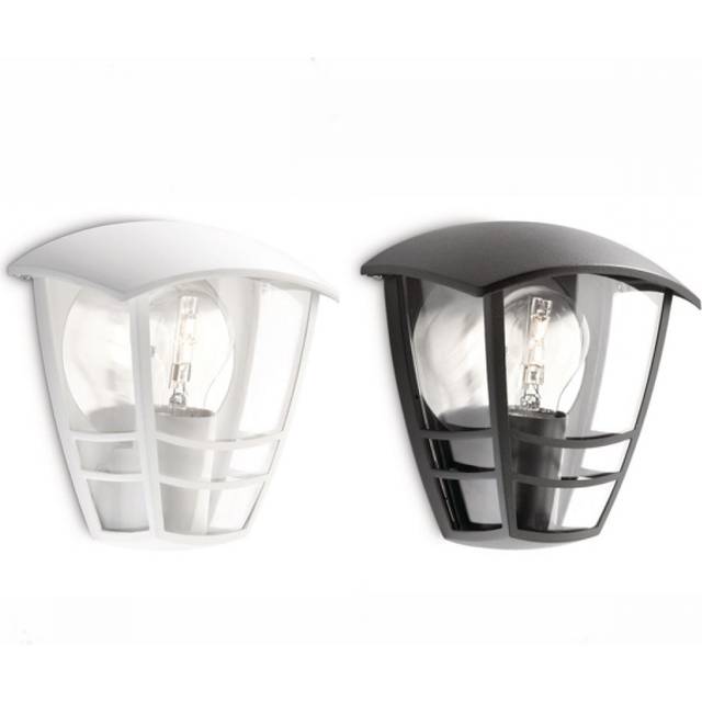 Philips myGarden Creek Wall Light 60W E27 No-bulb