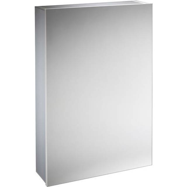 Balance 44cm x 65cm Surface Mount Mirror Cabinet - Stainless Steel (650mm H X 440mm W X 13mm D)