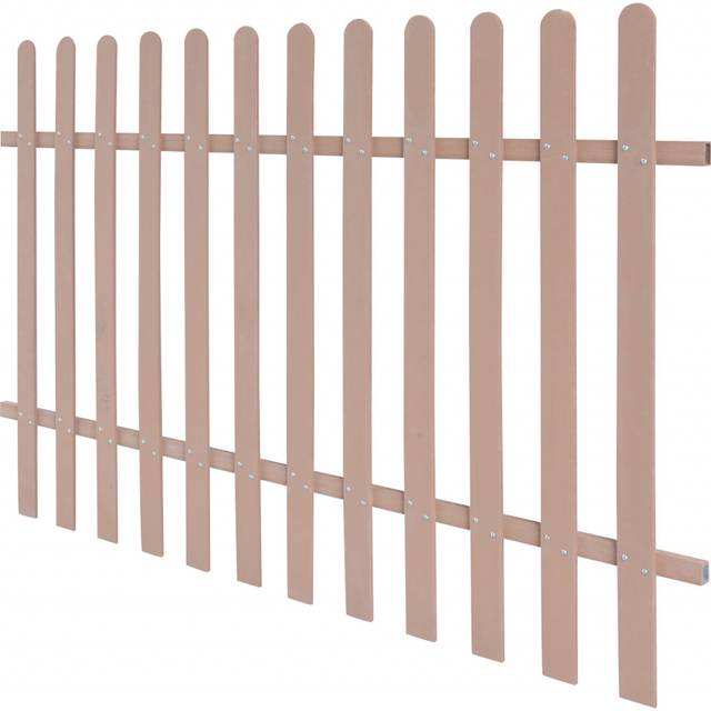 vidaXL Staket WPC 200x120 cm