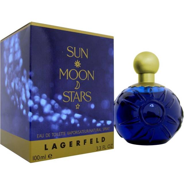 Vintage Rare Lagerfeld Parfums Sun Moon Stars Eau De Toilette online 100 ml / 3.3 fl oz Spray Naturel/Vaporisateur. Made in France. Rare.