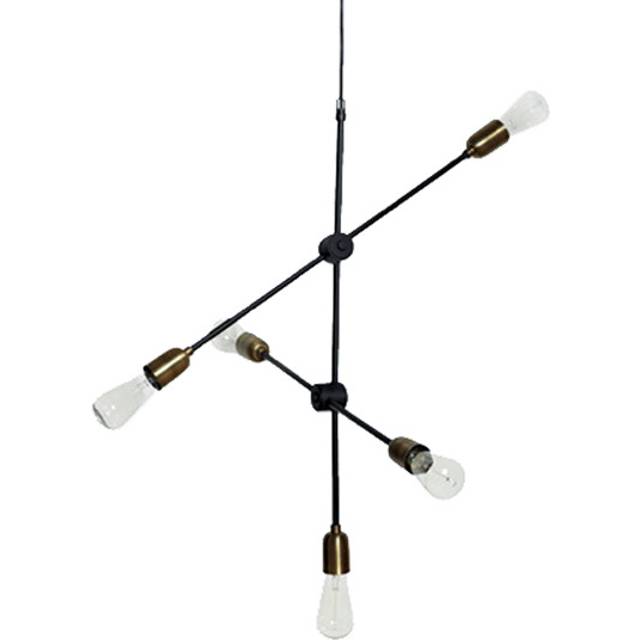 House Doctor - Molecular 68cm - Taklampa - Svart