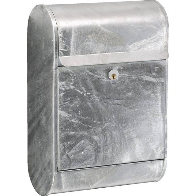 Allux postkasse 9000 - varm galvaniseret zink