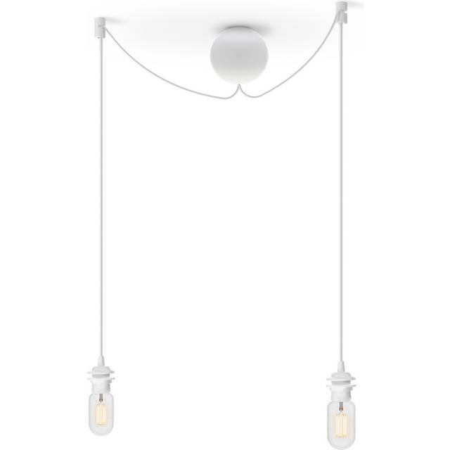 Umage Cannonball ceiling cup with cord white