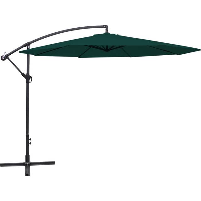 vidaXL Cantilever Garden Parasol 3.5 m Green