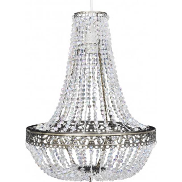 vidaXL Crystal Pendant Chandelier 36,5 x 46 cm, Multi