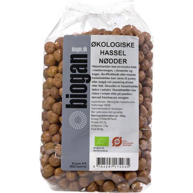 Biogan Hasselnötter Ekologisk - 500 g
