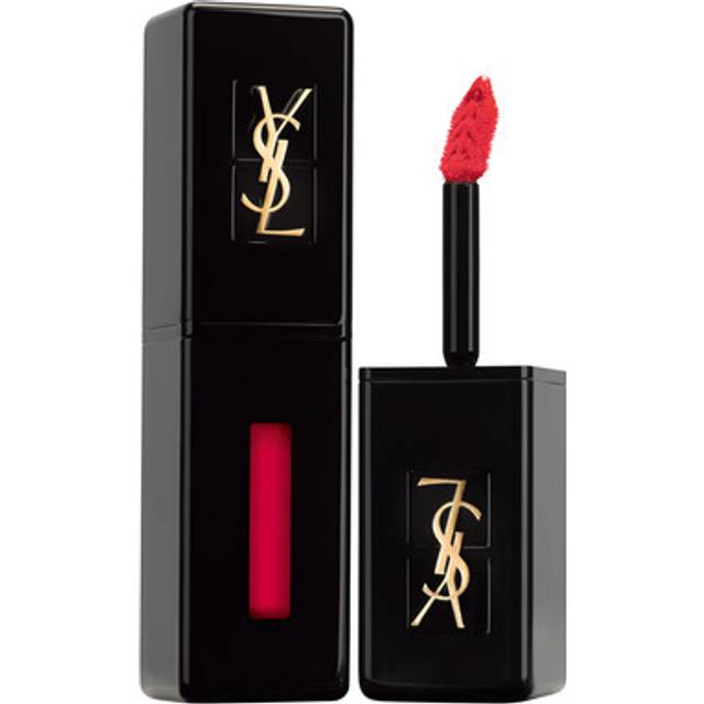 Yves Saint Laurent Vernis A Levres Vinyl Cream Lip Stain, 402 Rouge Remix, 0.18 Ounce