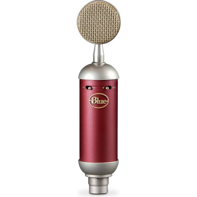 Blue Blackout Spark SL XLR-kondensatormikrofon för professionell inspelning, streaming, gaming och podcasting, kardioidkapsel med stort membran, stötfäste och skyddsfodral - Svart