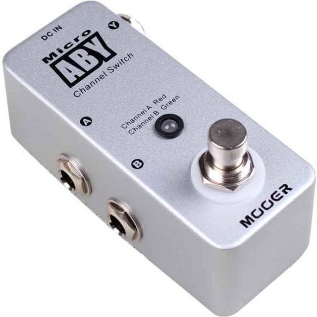 Mooer Micro ABY Pedal A/B-box vändbar Y-A-B/A-B-Y Y-A+B