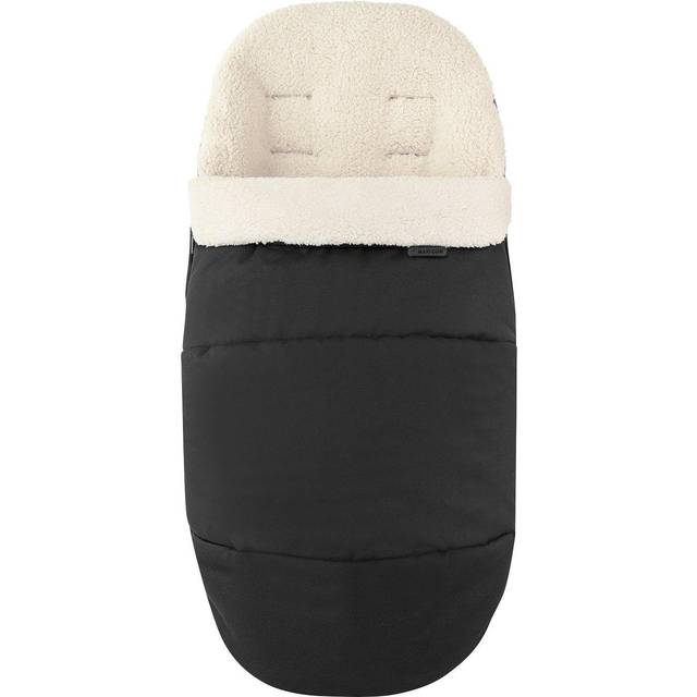 Maxi-Cosi 2-i-1 Barnvagn Fotpåse för Maxi-Cosi Barnvagnar, Mysiga tår, från födseln upp till 3,5 år, Varm Fleecefodrad Baby Fotpåse, Black