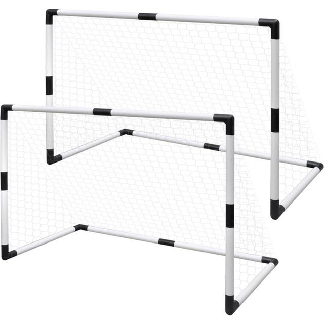 Minifotbollsmål 2 st för barn 91,5x48x61cm