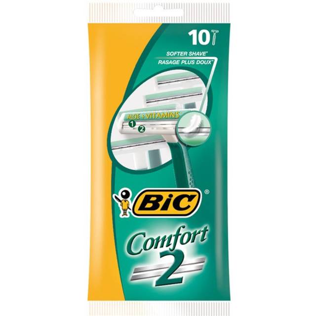 BIC Comfort 2 Rakhyvlar 10-pack - Multi