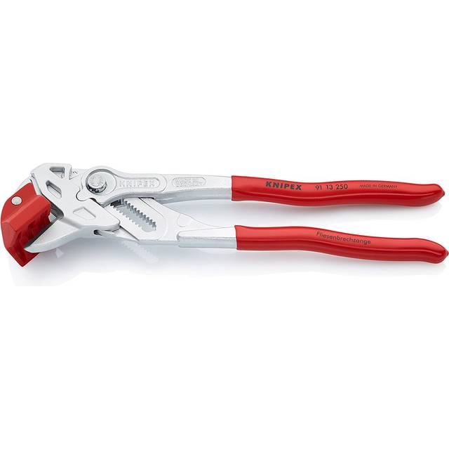Fliesenlochzange 250mm CV-Stahl, Griff Ku.-Überzug KNIPEX