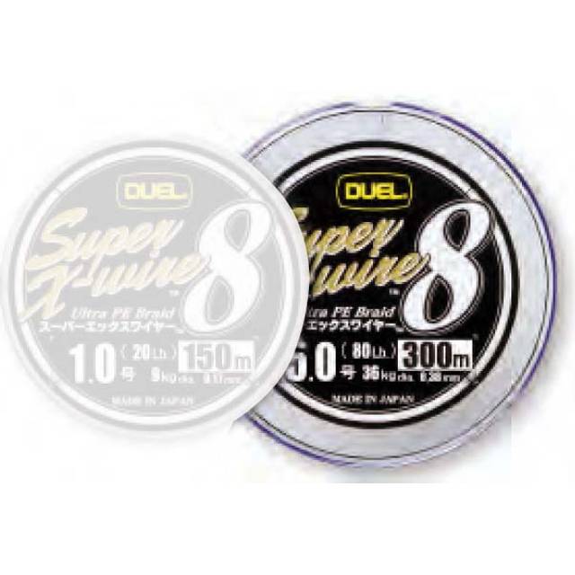 DUEL PE line Super 8 300m x 5 colors White marking No. 2.0 X-wire (Super X-wire 8) No. 2.0 1.0m H362.0