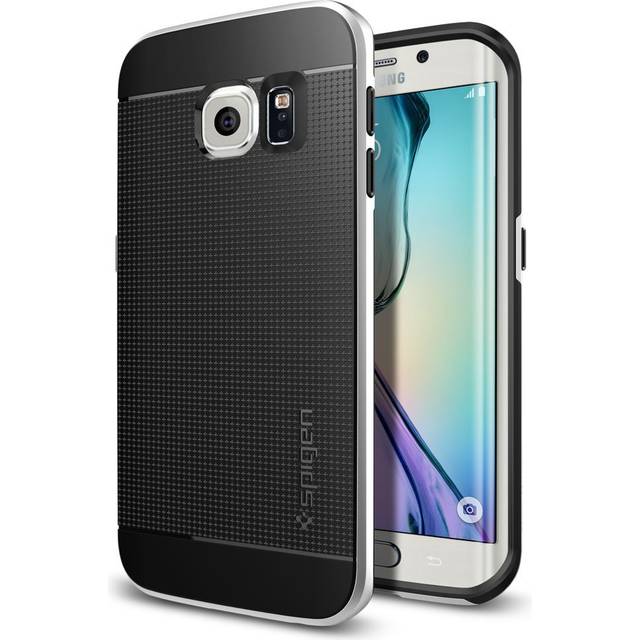SPIGEN Neo Hybrid Skal till Samsung Galaxy S6 Edge - Silver