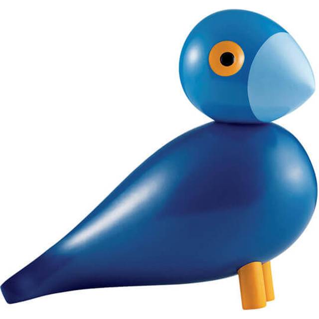 Kay Bojesen - Wooden Figurine Songbird Kay - blau/hellblau/lackiert/BxHxT 16x15.5x8cm - light blue (15.5 x 16.0 x 8.0cm)
