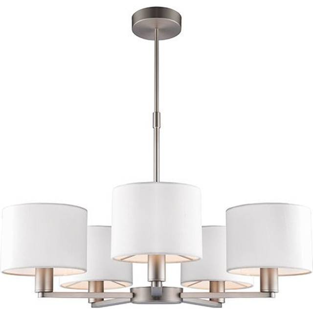 Endon Daley 5 Arm Ceiling Pendant Light - Matt Nickel