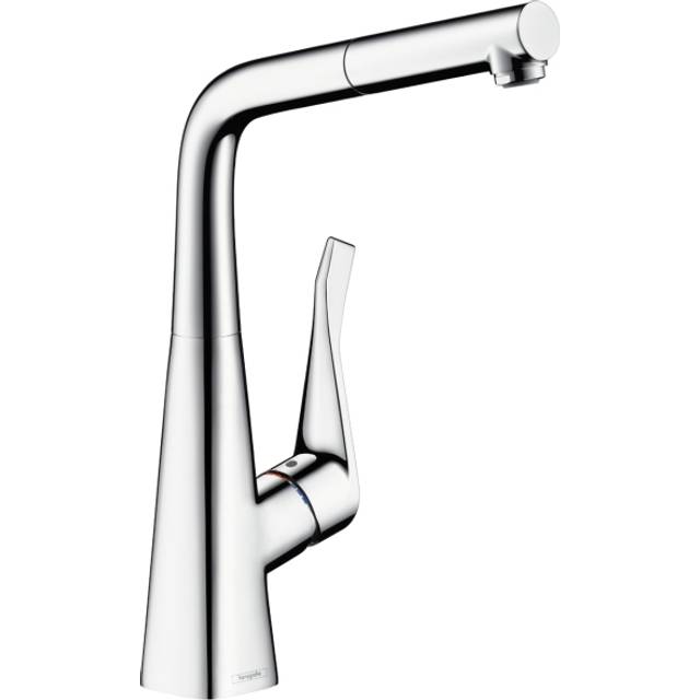 Hansgrohe Metris M71 Chrome Pullout Spout Kitchen Sink Mixer Tap 14821