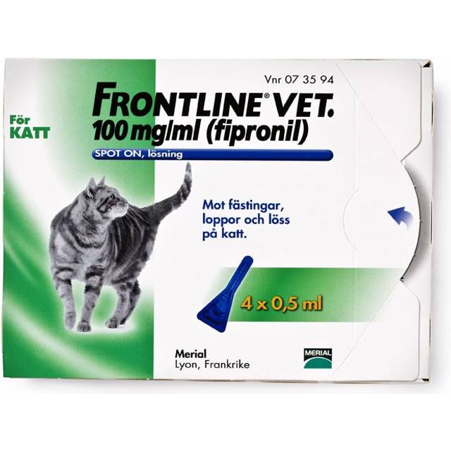 Frontline vet., spot-on, lösning 100 mg/ml 4 x 0,5 ml