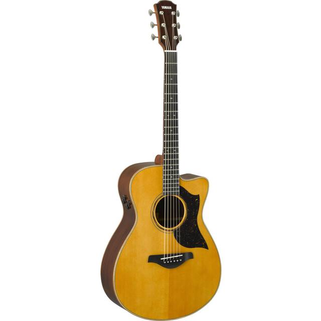 Yamaha A5M Mahogany Electro Acoustic Guitar Vintage Natural