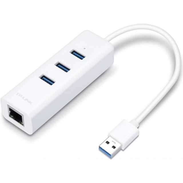 TP-Link UE330 USB 3.0 3-ports hubb & Gigabit Ethernet-adapter