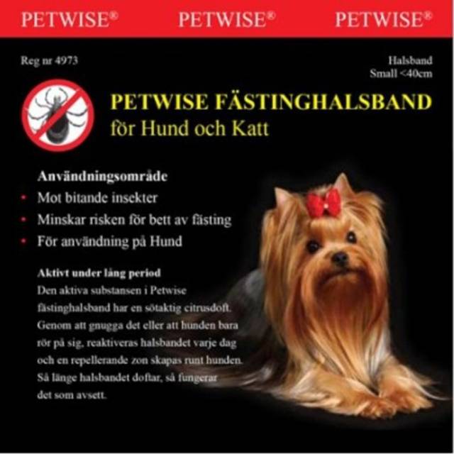 Petwise Fästinghalsband för Hund - S (0-40 cm) (S (0-40 cm))