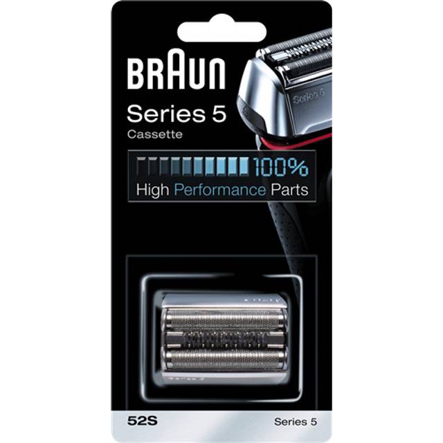Elektrische Vervanging Scheerapparaat Heads Vervanging Cutter Heads 52B 52S Voor Braun 5 Serie 5020S 5030S 5040S 5050S 5070S 5090CC - rood
