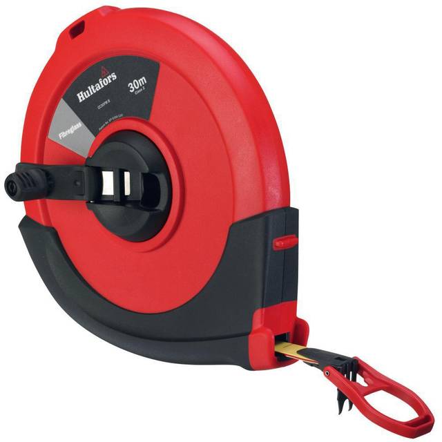 391303 CC30FM Fibreglass Long Tape Measure 30m Width 13mm HUL391303 - Hultafors