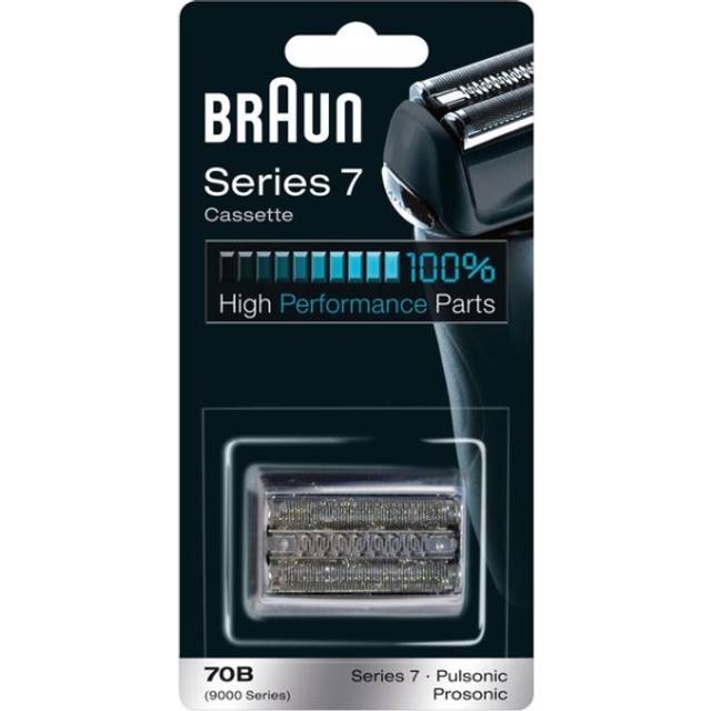 Braun Serie 7 70 B Ersättningshuvud för Rakapparat, Svart