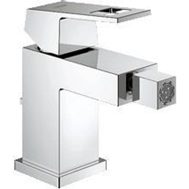 GROHE 23138000 Eurocube Bidet Tap (Pop-Up Waste and Ball-Joint Spout)